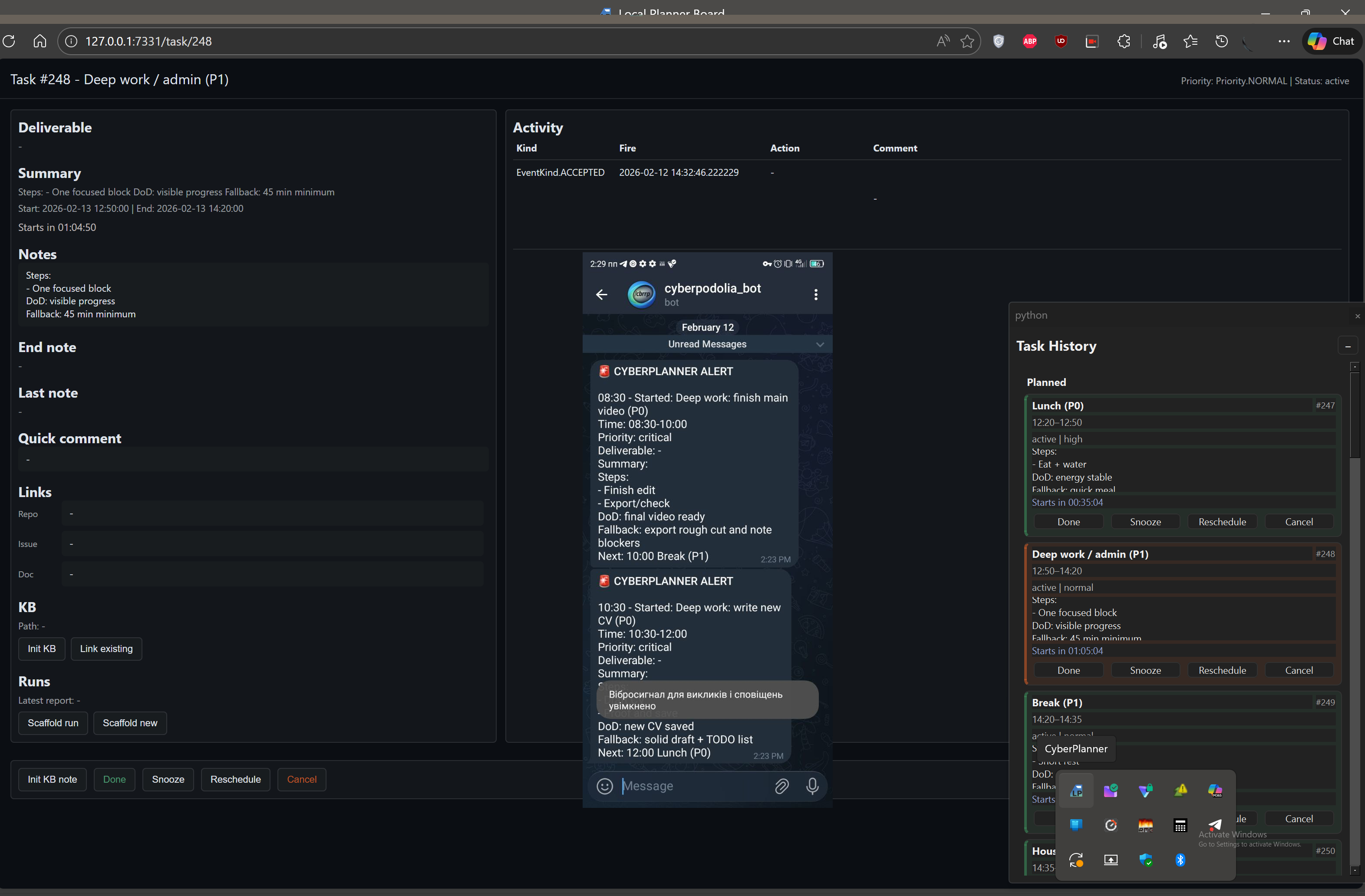 Local Planner screenshot 04